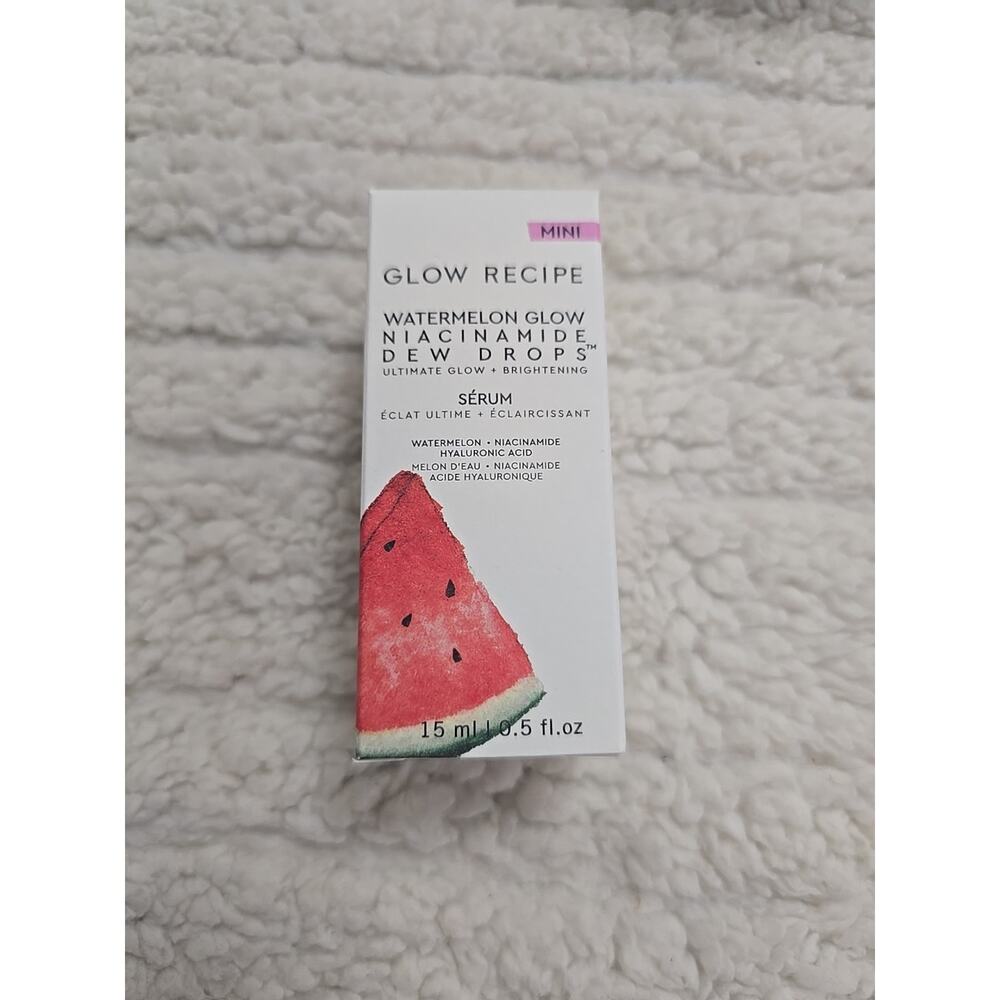 Glow Recipe Watermelon Glow Mini Niacinamide Dew Drops Highlighting Serum 0.5 oz